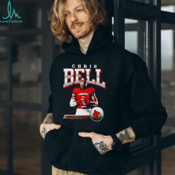 Chris Bell illustrated Louisville football shirt