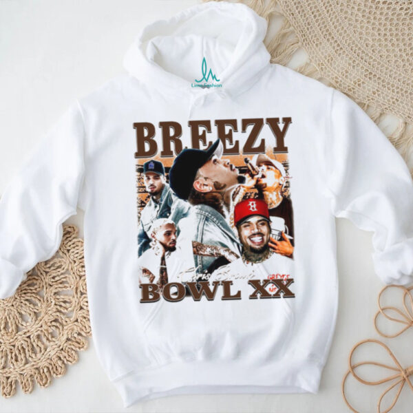 Chris Brown Tour 2025 Breezy Bowl XX T Shirt