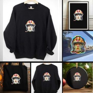 Christian McCaffrey 49ers Football Big Head Signature shirt
