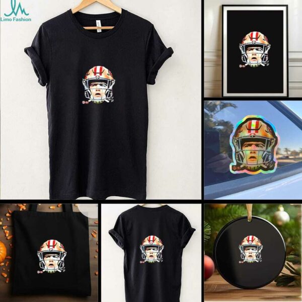 Christian McCaffrey 49ers Football Big Head Signature shirt