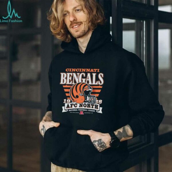Cincinnati Bengals Stripe Splash Franklin Throwback T Shirt
