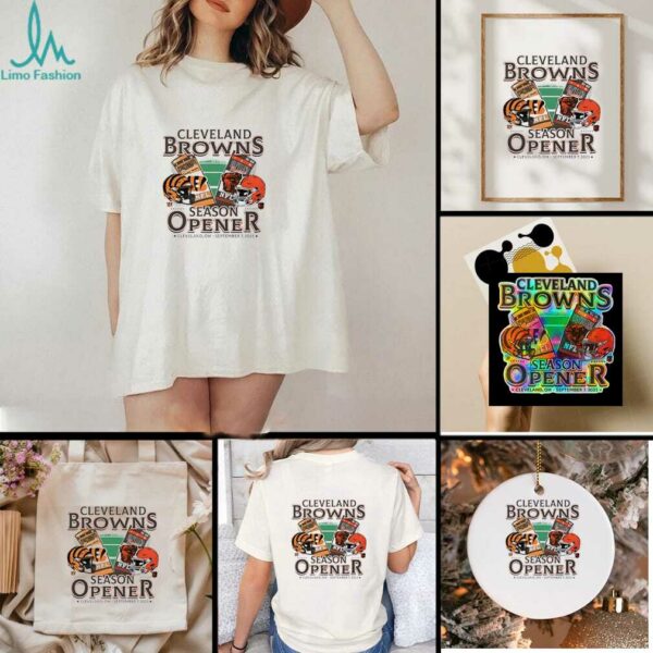 Cincinnati Bengals vs Cleveland Browns season opener Cleveland Oh September 7 shirt