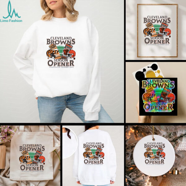 Cincinnati Bengals vs Cleveland Browns season opener Cleveland Oh September 7 shirt