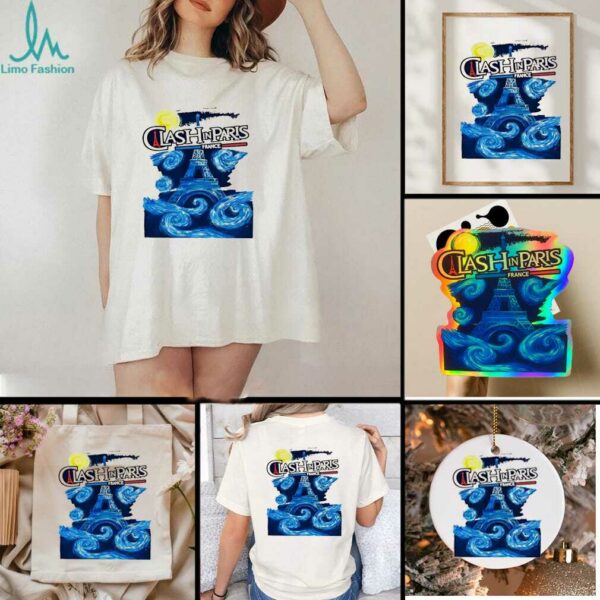 Clash In Paris France Eiffel Tower Wwe shirt_11zon