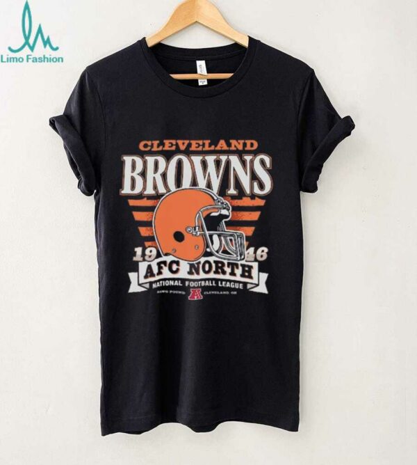 Cleveland Browns Stripe Splash Franklin Throwback T Shirt