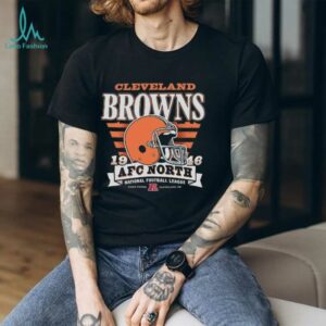 Cleveland Browns Stripe Splash Franklin Throwback T Shirt