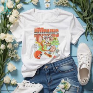 Cleveland Browns football NFL touchdown comic shirt