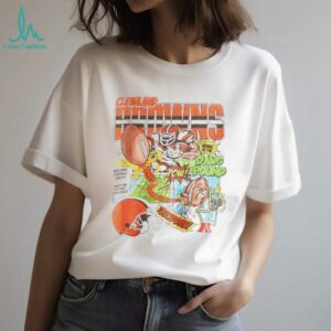 Cleveland Browns football NFL touchdown comic shirt