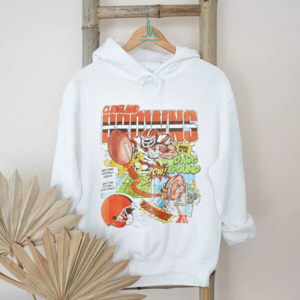 Cleveland Browns football NFL touchdown comic shirt