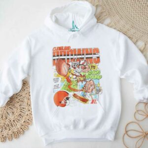Cleveland Browns football NFL touchdown comic shirt