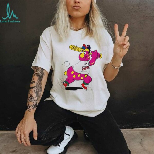 Cleveland Guardians Pink Mascot player shirt