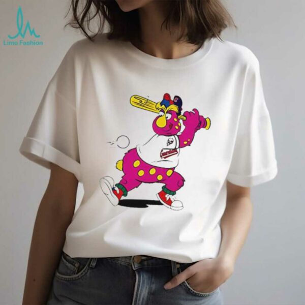 Cleveland Guardians Pink Mascot player shirt