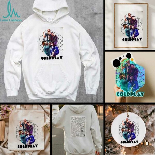 Coldplay 2025 2 Slide Music Of The Spheres Tour Shirt