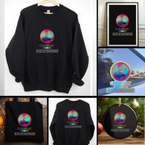 Coldplay Music Of The Spheres World Tour Concert T Shirt