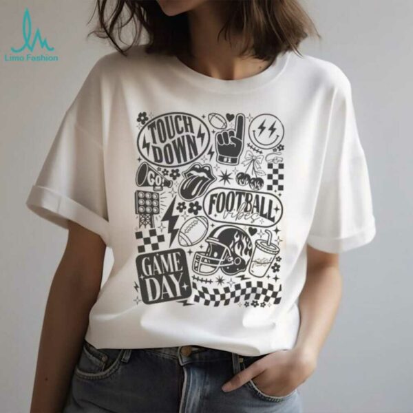 Comfort Colors Retro Football Shirt