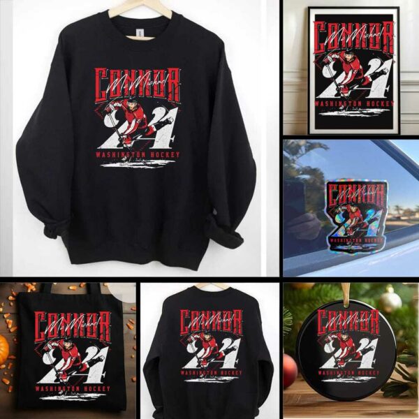 Connor McMichael Washington Capitals Hockey signature shirt
