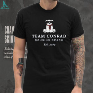 Conrad Junior Mint Bear Cousins Beach Est. 2009 Shirt