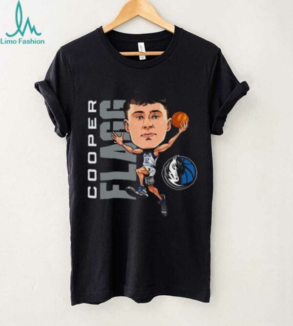 Cooper Flagg Dallas Mavericks Caricature T Shirt