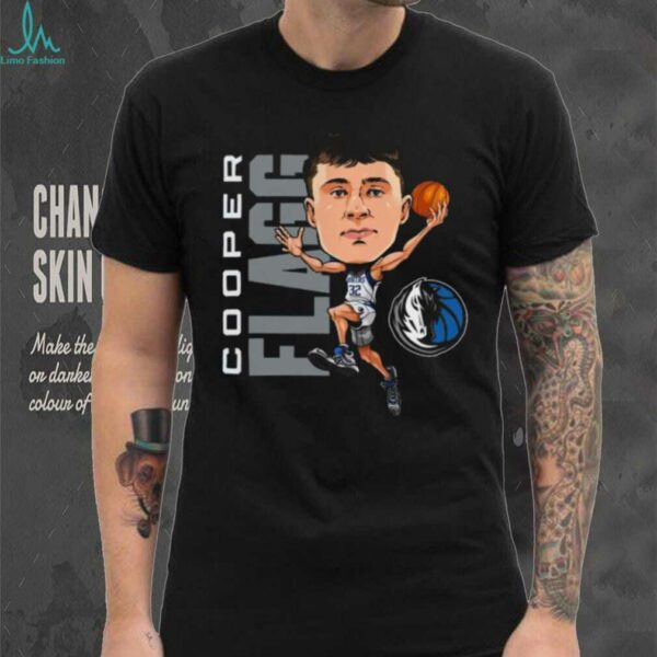Cooper Flagg Dallas Mavericks Caricature T Shirt