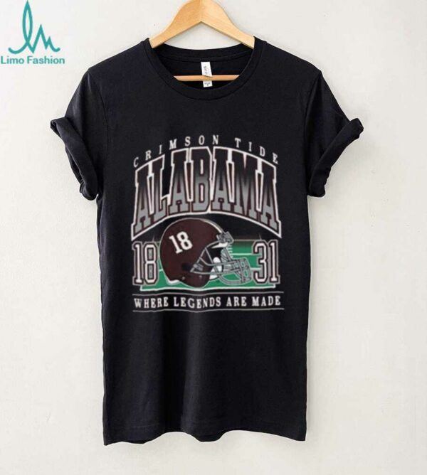 Crimson Alabama Crimson 1831 Where Legends Are Made Shirt