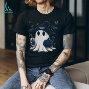 Cute ghost pumpkin Indianapolis Colts football NFL 2025 Happy Halloween shirt