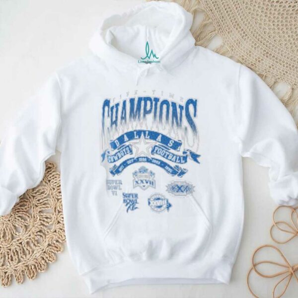 Dallas Cowboys Men’s 5X Super Bowl Champs T Shirt