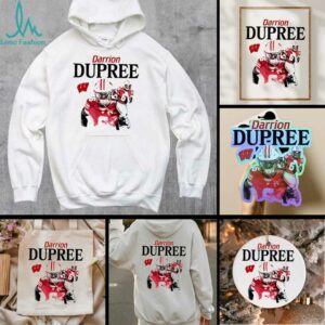 Darrion Dupree Wisconsin Football NCAA Legacy cartoon shirt_11zon