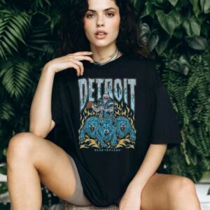 Dead Threads Detroit Skull & Lions T Shirt