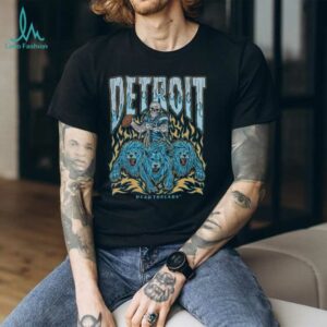 Dead Threads Detroit Skull & Lions T Shirt
