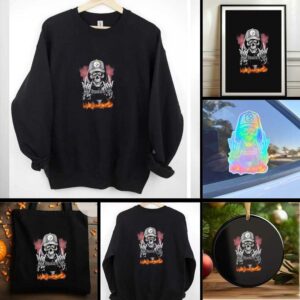 Death Skeleton x Pittsburgh Steelers Football shirt