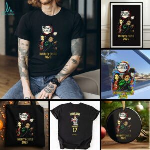 Demon Slayer Infinity Castle x 2025 Shohei Ohtani 17 Anime baseball shirt