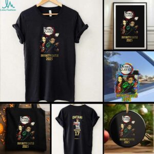 Demon Slayer Infinity Castle x 2025 Shohei Ohtani 17 Anime baseball shirt