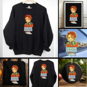 Denver Broncos Demon Slayer Infinity Castle 2025 shirt