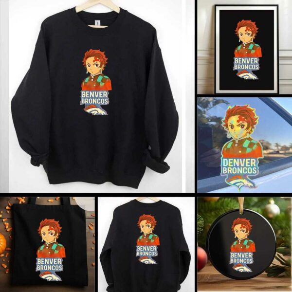 Denver Broncos Demon Slayer Infinity Castle 2025 shirt