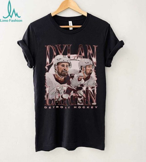 Detroit Dylan Larkin 71 Vintage Red T Shirt