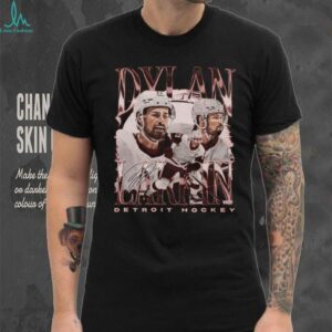 Detroit Dylan Larkin 71 Vintage Red T Shirt