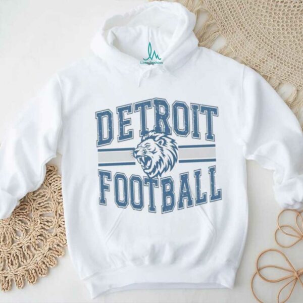 Detroit Football Comfort Colors Womens Game Day Graphic Shirt