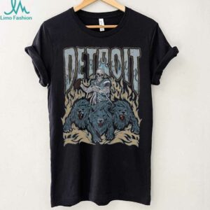 Detroit Football Skull Vintage Shirt