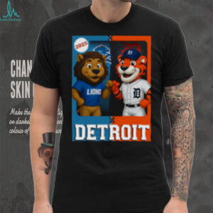 Detroit Lions Stripe Splash Franklin Throwback T Shirt