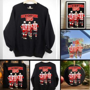 Detroit Red Wings 100 Years of Hockeytown players shirt