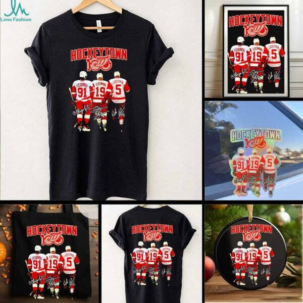 Detroit Red Wings 100 Years of Hockeytown players shirt