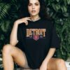 47 Detroit Tigers Navy Blue Regional State Shape Shirt