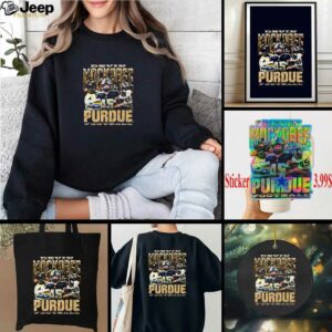 Devin Mockobee graphic collage Purdue football shirt