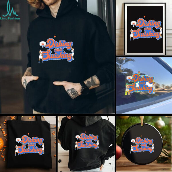 Dishing and Swishing Walt Frazier New York Knicks shirt