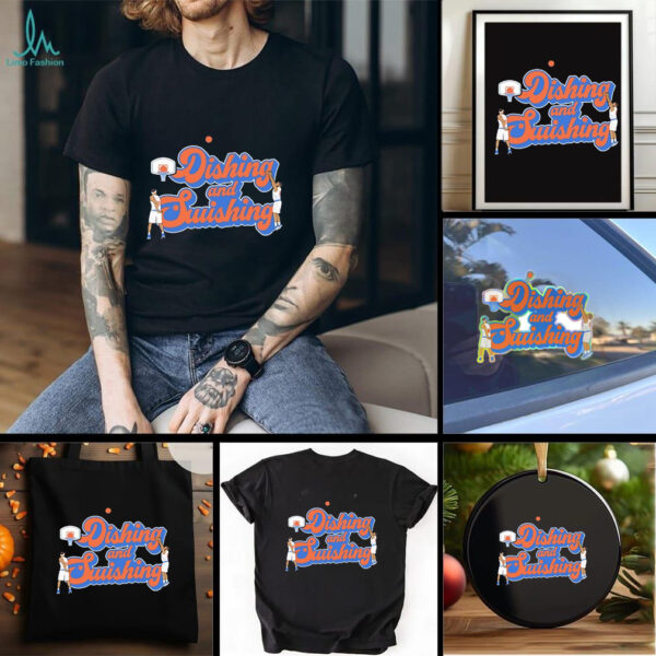 Dishing and Swishing Walt Frazier New York Knicks shirt