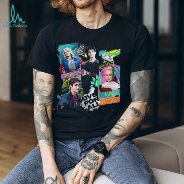Disney Channel Zombies 4 Movie Characters T shirt