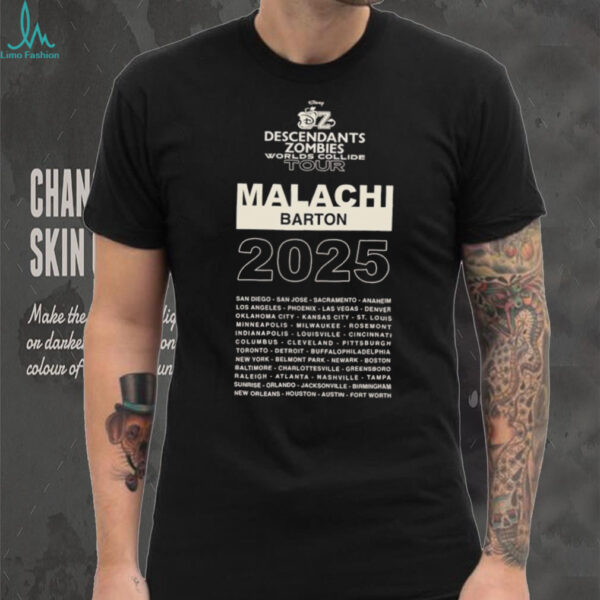 Disney Malachi Barton Descendants Zombies Worlds Shirt