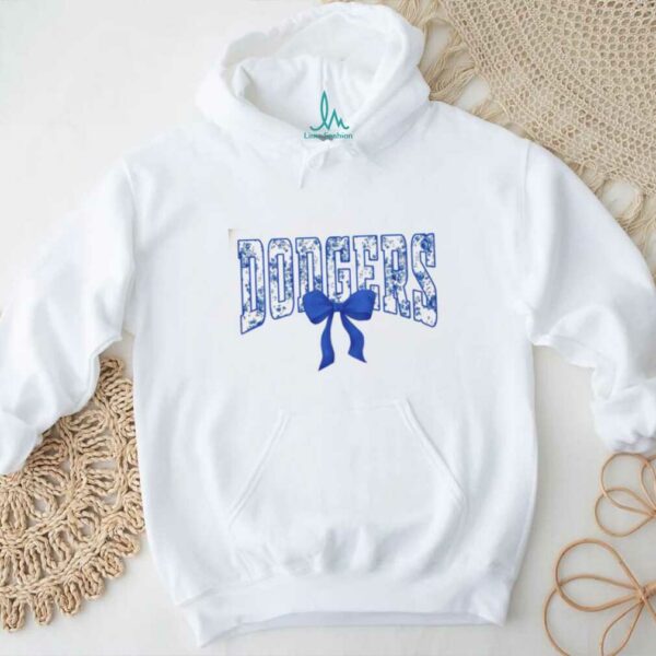 Dodgers Baseball Coquette Sweatshirt