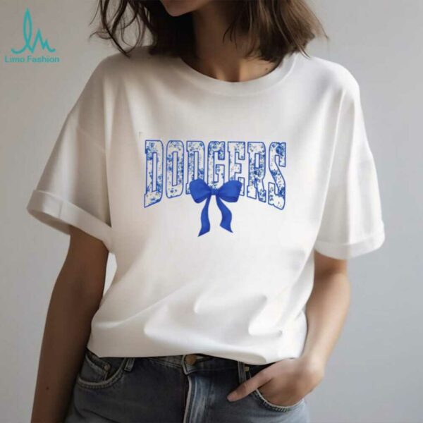 Dodgers Baseball Coquette Sweatshirt
