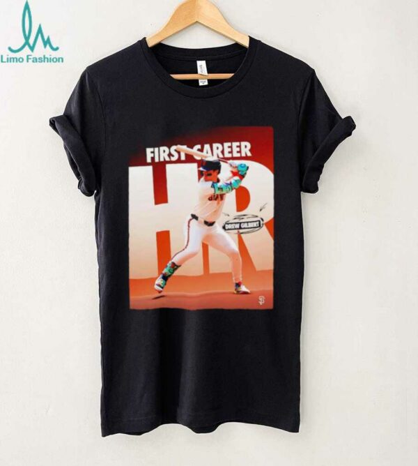 Drew Gilbert HR first career San Francisco Giants shirt